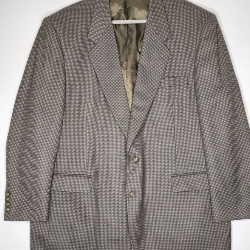 Adolfo Men's Sports Coat 50R 100% Pure‎ Wool (XXL)
